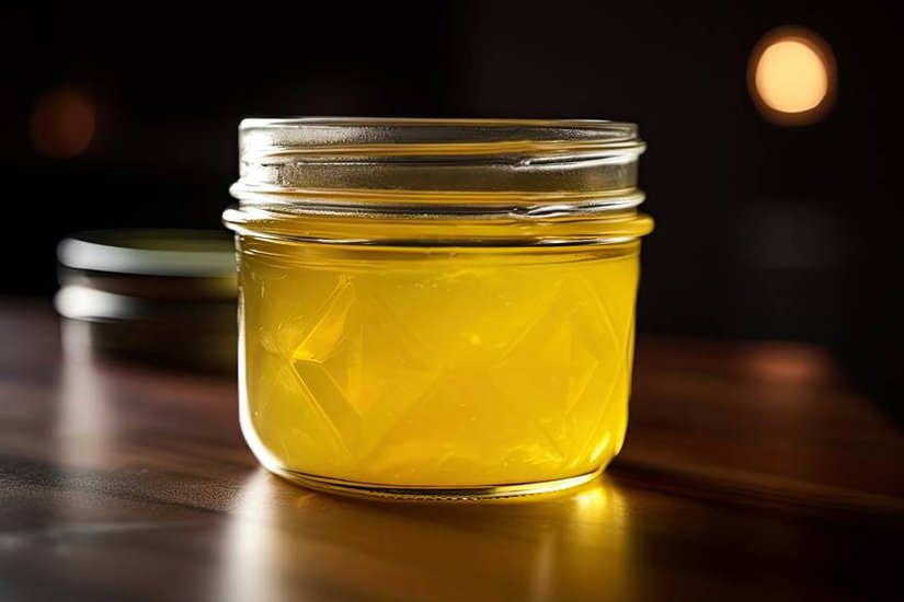 animals skin container used to keep Ghee