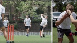 VIDEO: कम नहीं हुआ ब्रेट ली की रफ्तार का खौफ, ब्रॉडकास्टर को बनाया शिकार; सिर से निकलने लगा खून