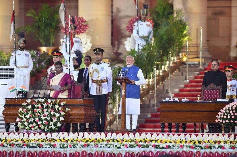 PM Modi 2024 Oath Photo