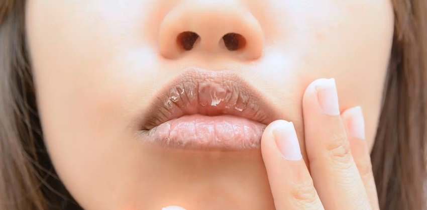 chapped lips