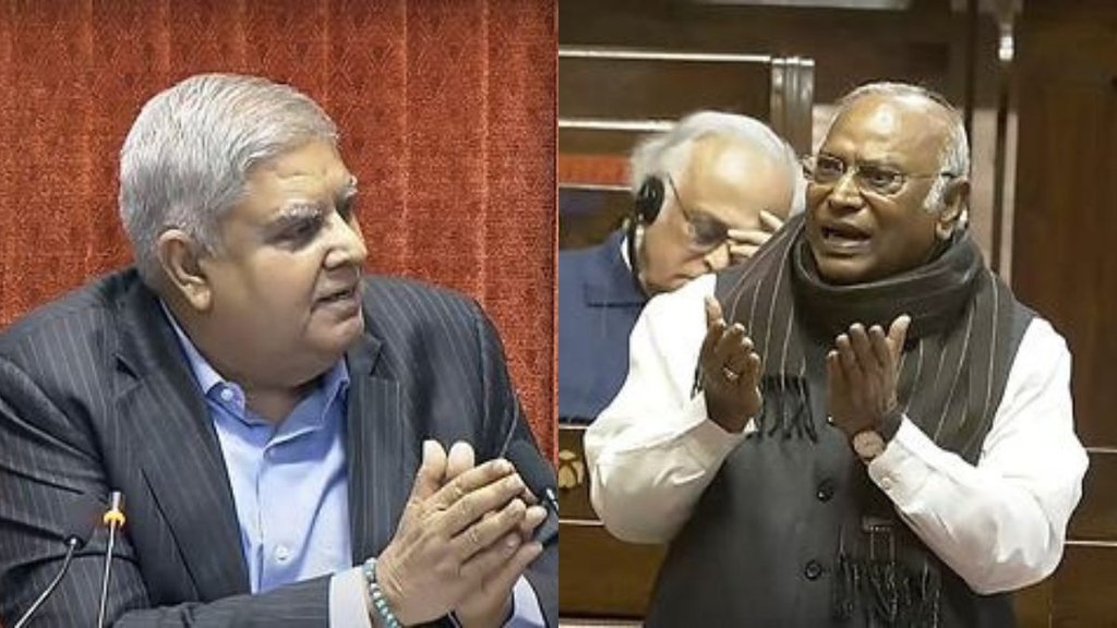 congress | mallikarjun kharge | jagdeep dhankhar |