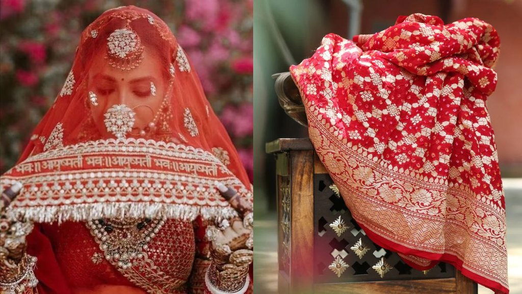 dulhan chunri new design images
