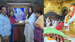 Video: सास के साथ कैटरीना कैफ ने किए शिरडी साईं बाबा के दर्शन, विक्की कौशल की मम्मी के माथे पर दिया किस
