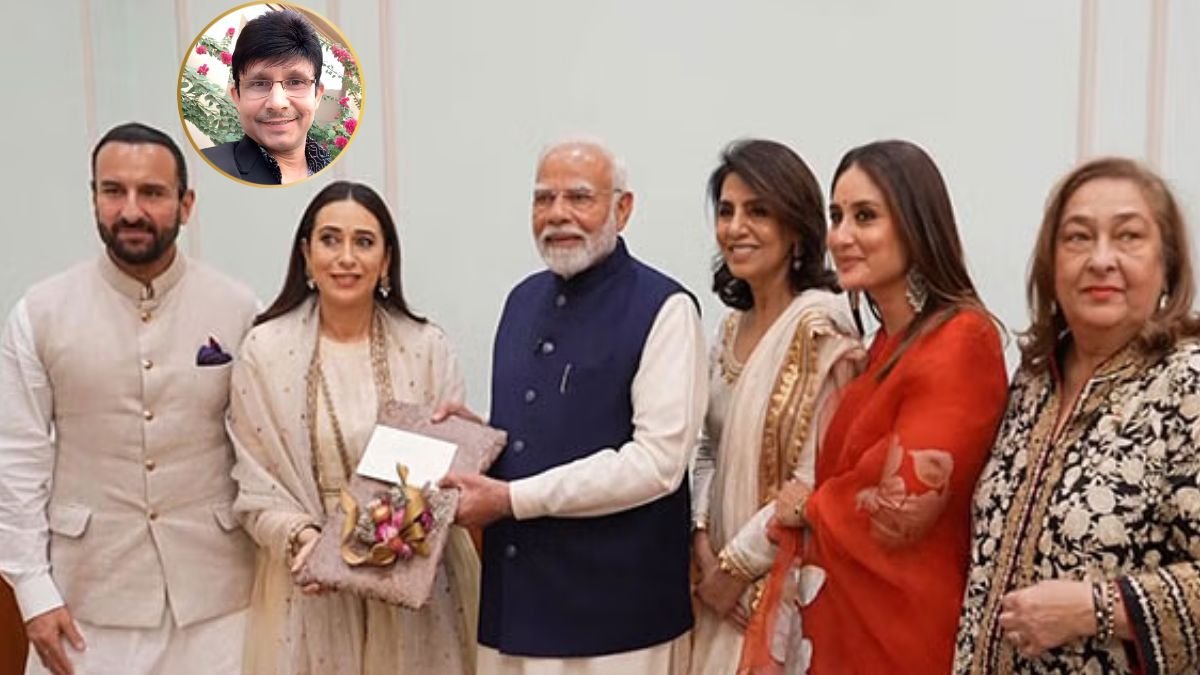 PM modi with kapoors, krk Tweet