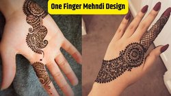 ट्रेंड में है One Finger Mehndi Design, बस उंगलियों में मेहंदी लगाकर खूबसूरत नजर आते हैं हाथ