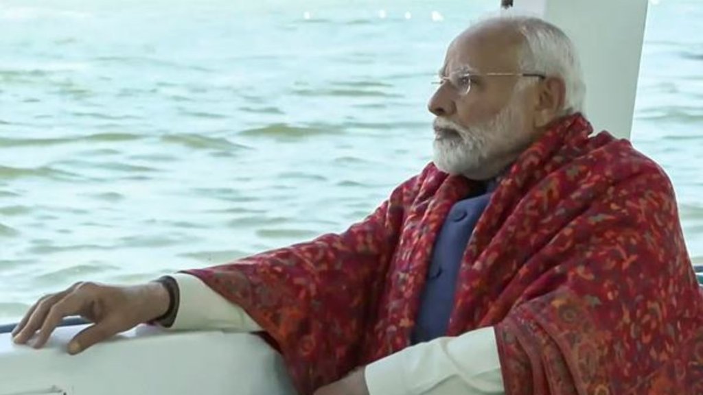 pm modi, prayagraj visit, sangam