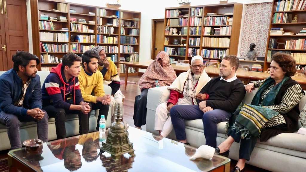 rahul gandhi, sambhal hinsa, sambhal