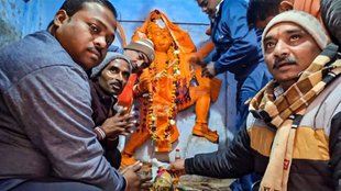 Sambhal new temple, sambhal god idols,
