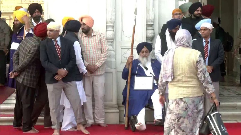 sukhbir badal| SAD| akal takht
