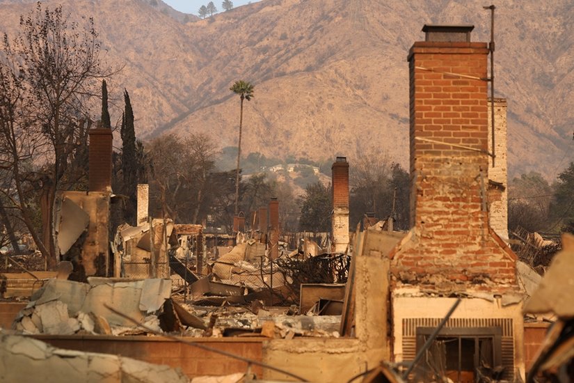 Property destroyed
