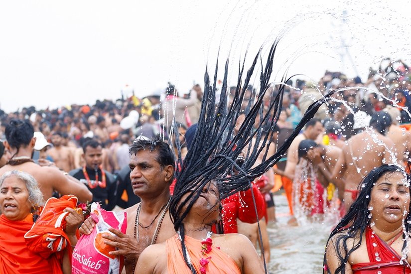 Hindu holy woman