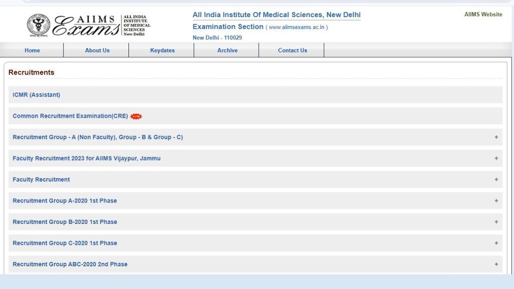 AIIMS Recruitment 2025, AIIMS Recruitment 2025 Notification, AIIMS Recruitment 2025 Apply Link, AIIMS Recruitment 2025 Apply Link, AIIMS Group-B and Group-C Recruitment 2025, AIIMS Group-B and Group-C Recruitment 2025 Apply Link
