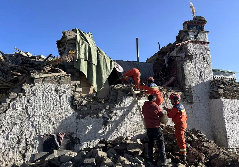 Earthquake in Tibet