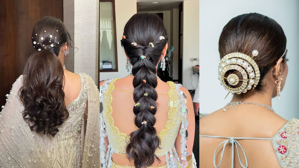Bridesmaids hairstyles । hairstyles । Bridal hairstyles । Beauty tips