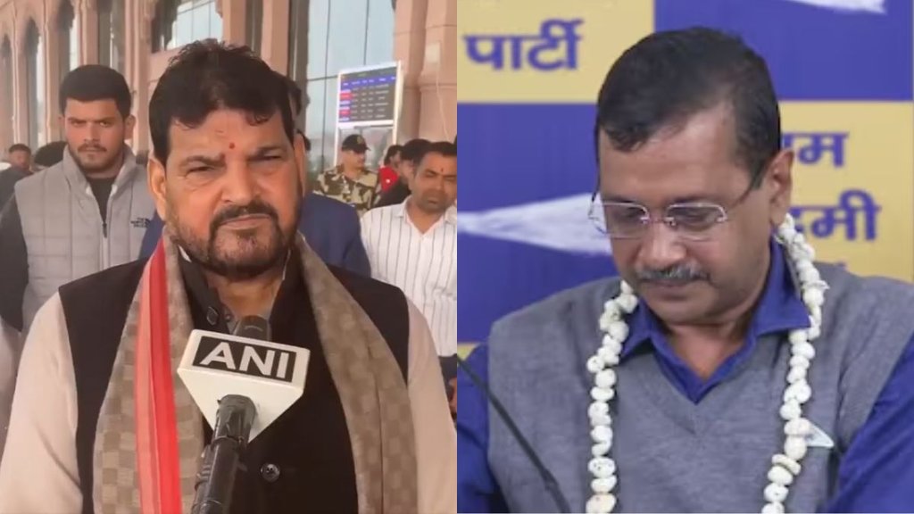 Brij Bhushan Singh vs Arvind Kejriwal, delhi elections 2025, delhi chunav, delhi elections,