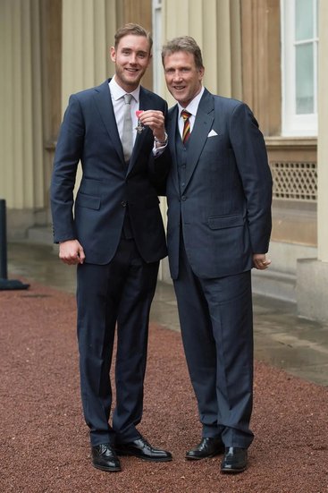 Chris Broad and Stuart Broad