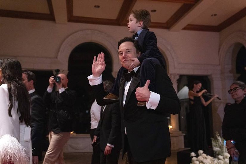 Elon Musk New Year Celebrations 2025