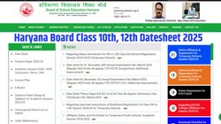 HBSE Board Exams 2025 Datesheet: हरियाणा बोर्ड कक्षा 10वीं, 12वीं डेटशीट 2025 जारी, bseh.org.in से ऐसे करें डाउनलोड