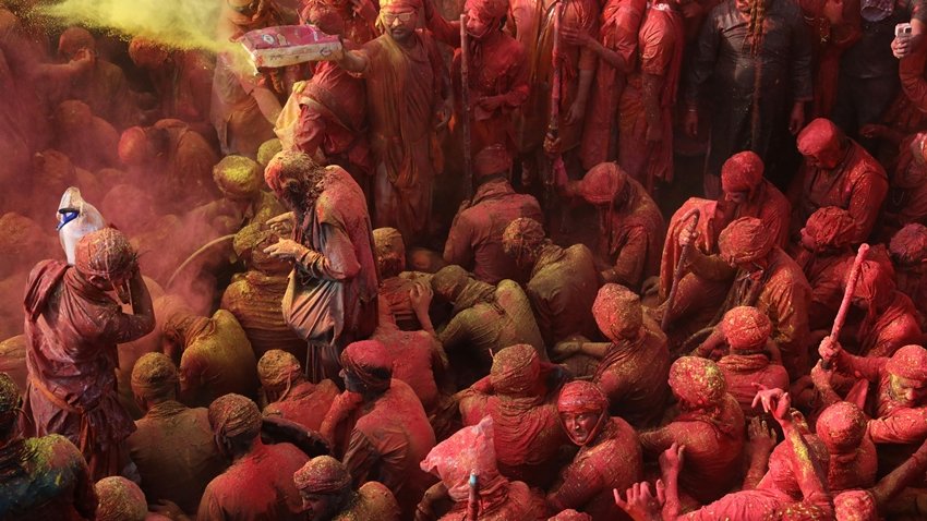 Holi celebration