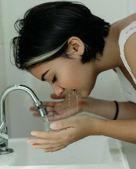 Hot water effects on skin