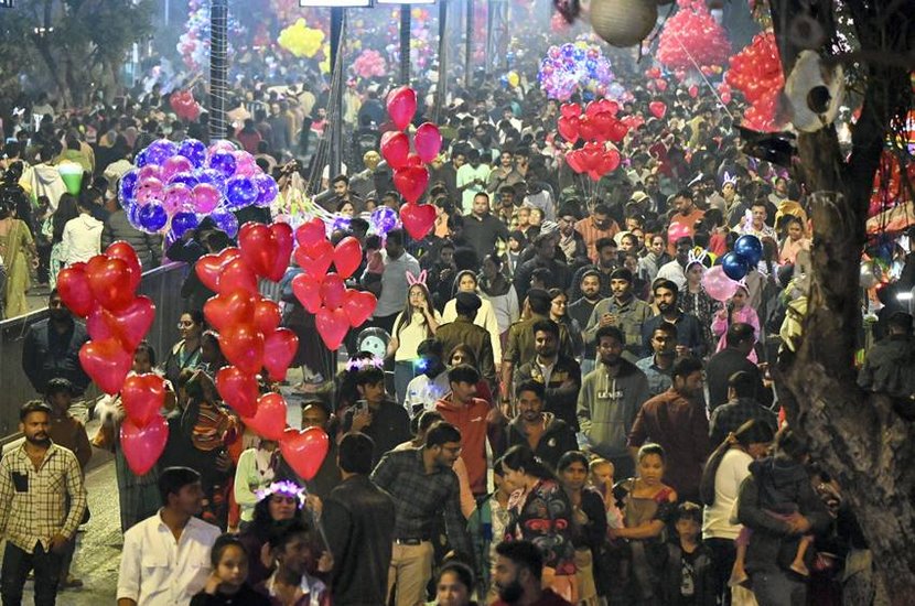 Happy New Year 2025 Celebration in India