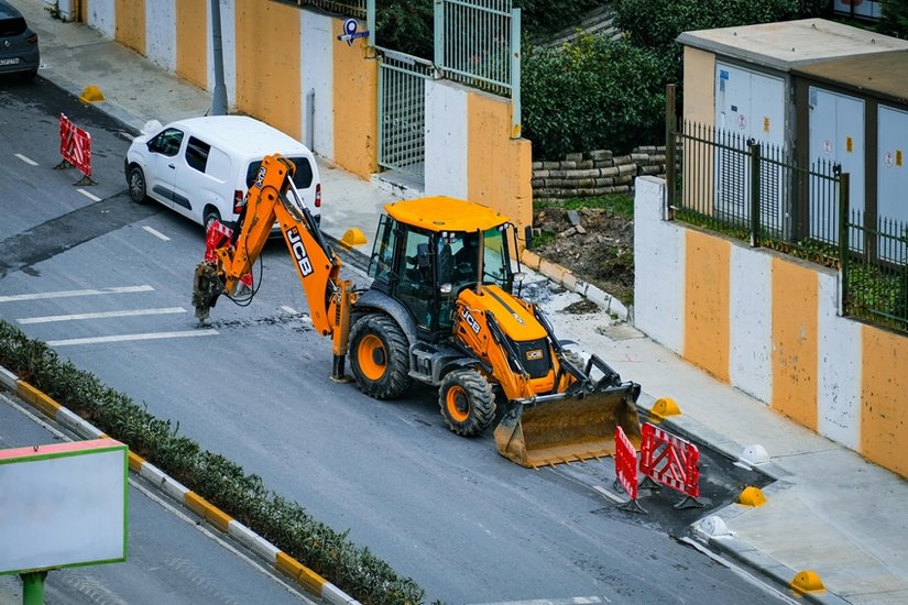 JCB Mk 1 excavator