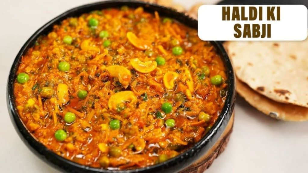 Kacchi Haldi ki Sabji । Kacchi Haldi ki Sabji Recipe । Kacchi Haldi ki Sabji recipe in Hindi