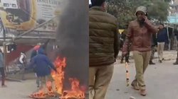 Bihar News: दरभंगा में आरोपी को गिरफ्तार करने गई पुलिस पर पथराव, बंदूक छीनने की कोशिश करते दिखे लोग