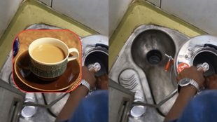 tea in train| tea in train viral video, indian railway
