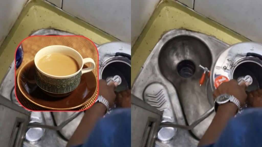 tea in train| tea in train viral video, indian railway