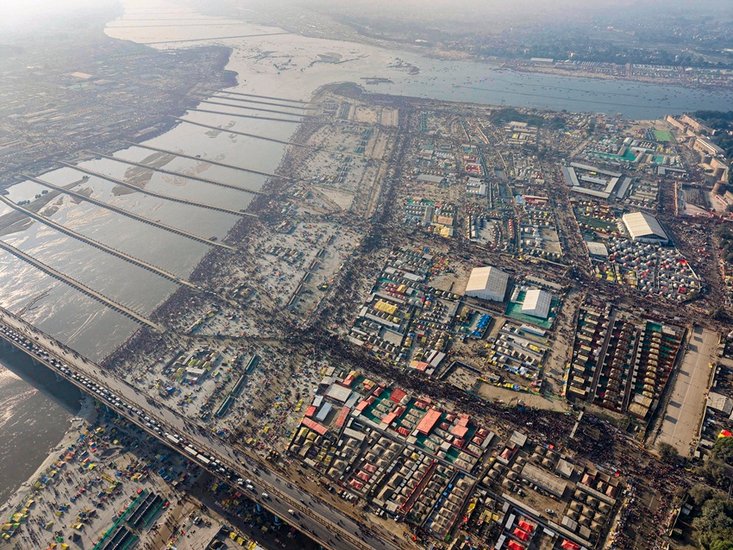 MahaKumbh 2025 Space Pictures