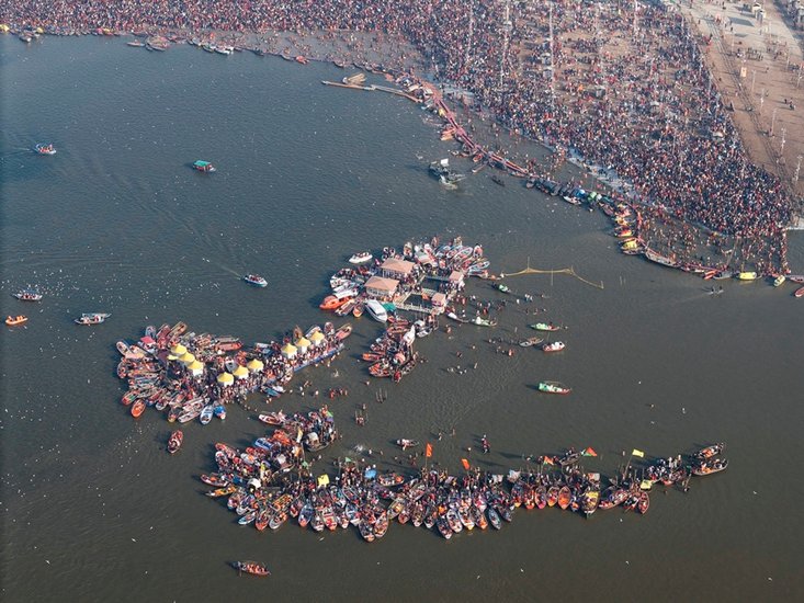 MahaKumbh 2025 Space Photos