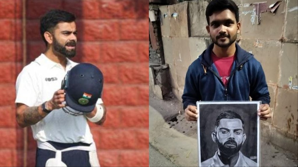 Virat Kohli Sketch Artist fan, Virat Kohli Sketch Artist, Virat Kohli Sketch