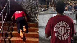 VIDEO: ऑस्ट्रेलिया में शतक लगाने वाला भारतीय घुटनों के बल चल ईश्वर के चरणों में पहुंचा, इंग्लैंड के के खिलाफ सीरीज पहले लिया आशीर्वाद