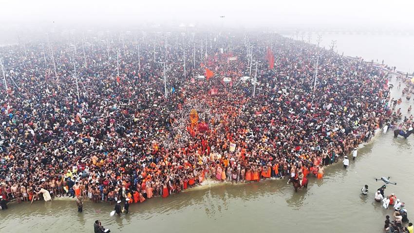 Naga Sadhus Wake Up time