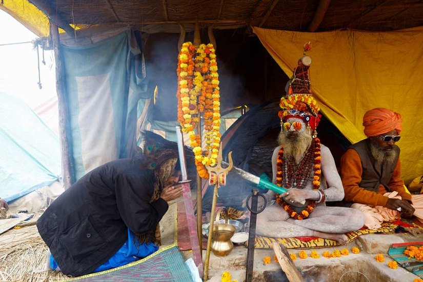 Naga Sadhus in Maha Kumbh