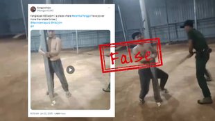 False claim about an unrelated video