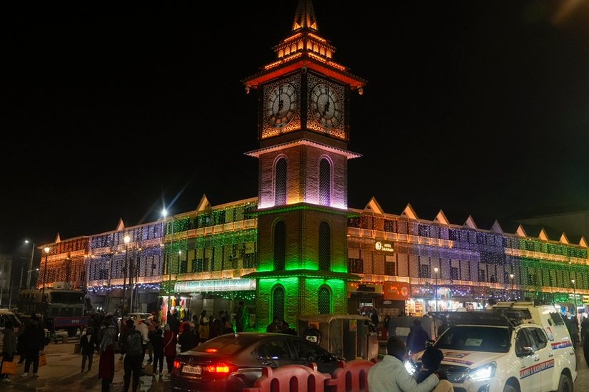 Republic Day 2025 illuminated buildings