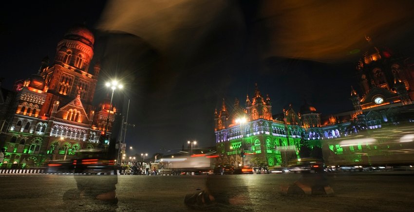Tricolor lighting famous Indian landmarks