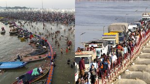 Prayagraj Mouni Amavasya preparation