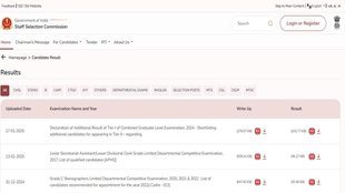 SSC Result, SSC CGL Result, SSC CGL Tier 1 Result