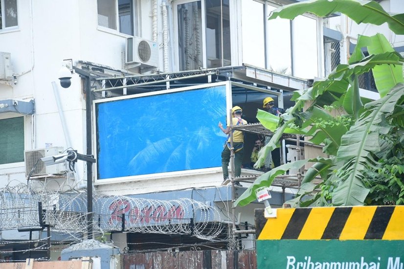 Salman Khan House bulletproof glass