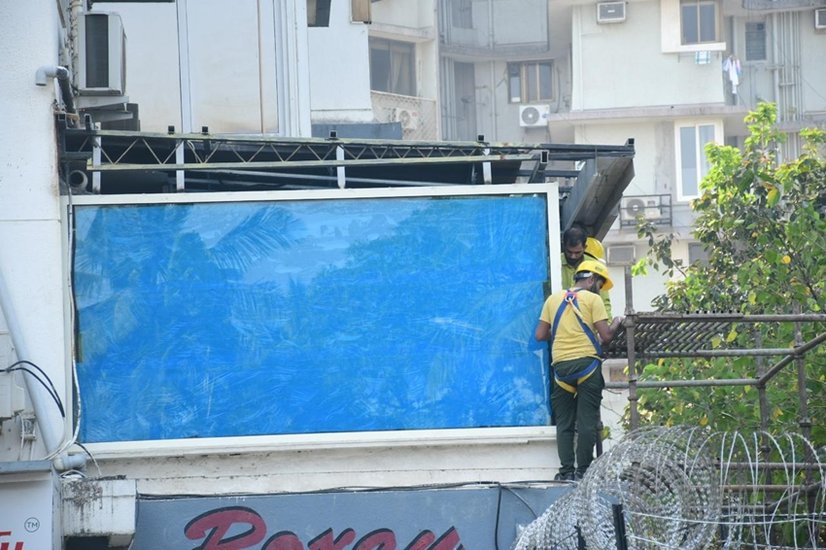Salman Khan House bulletproof glass