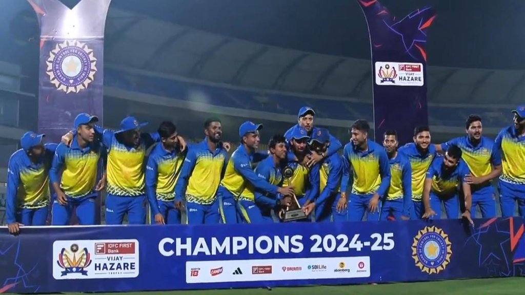 kntka vs vidar score, vijay hazare trophy,vijay hazare trophy 2024-25