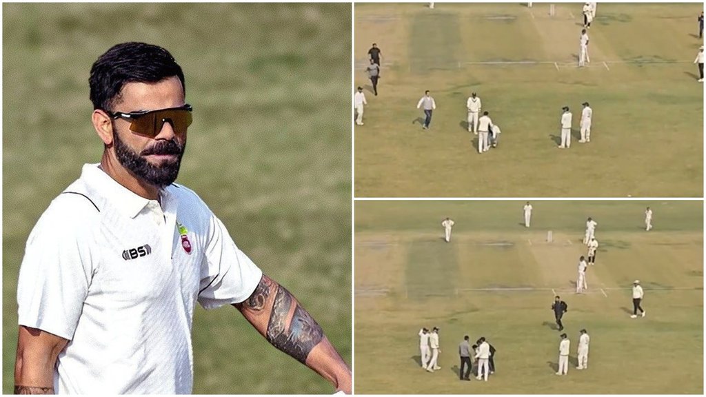 Ranji Trophy Match, Virat Kohli Ranji Trophy Match, Security Breached In Ranji Trophy Match