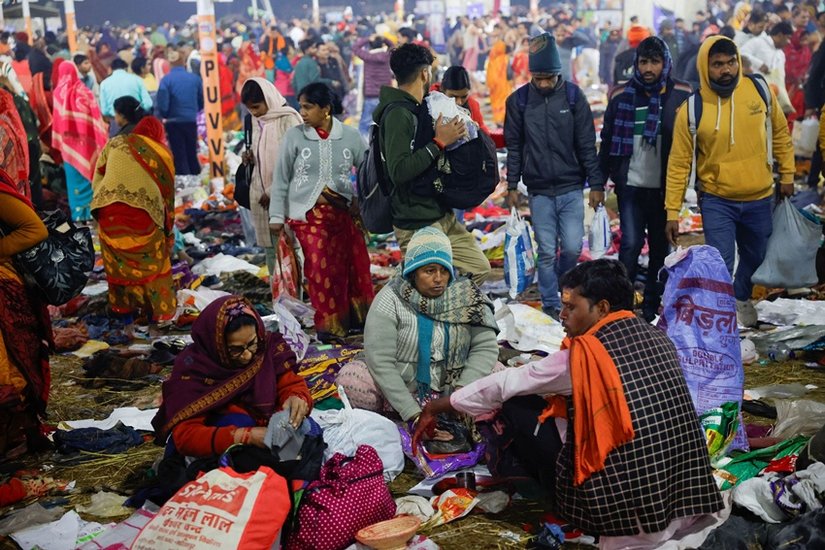 stampede on Sangam Nose