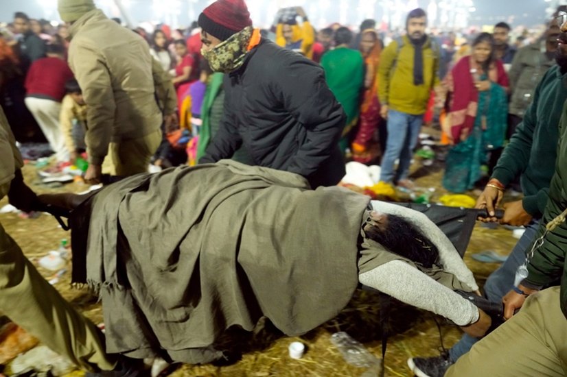 Rescue operation at Kumbh Mela
