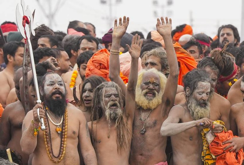 Why do Aghori eat half-burnt human flesh