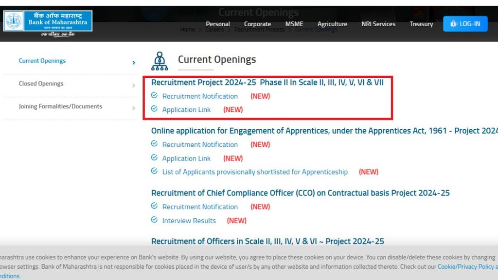Bank of Maharashtra recruitment, BOM officer jobs, BOM 2025 vacancies, apply online BOM, BOM officer eligibility, Bank of Maharashtra jobs
