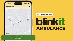 Blinkit Ambulance Service News, Blinkit 10 minute ambulance service